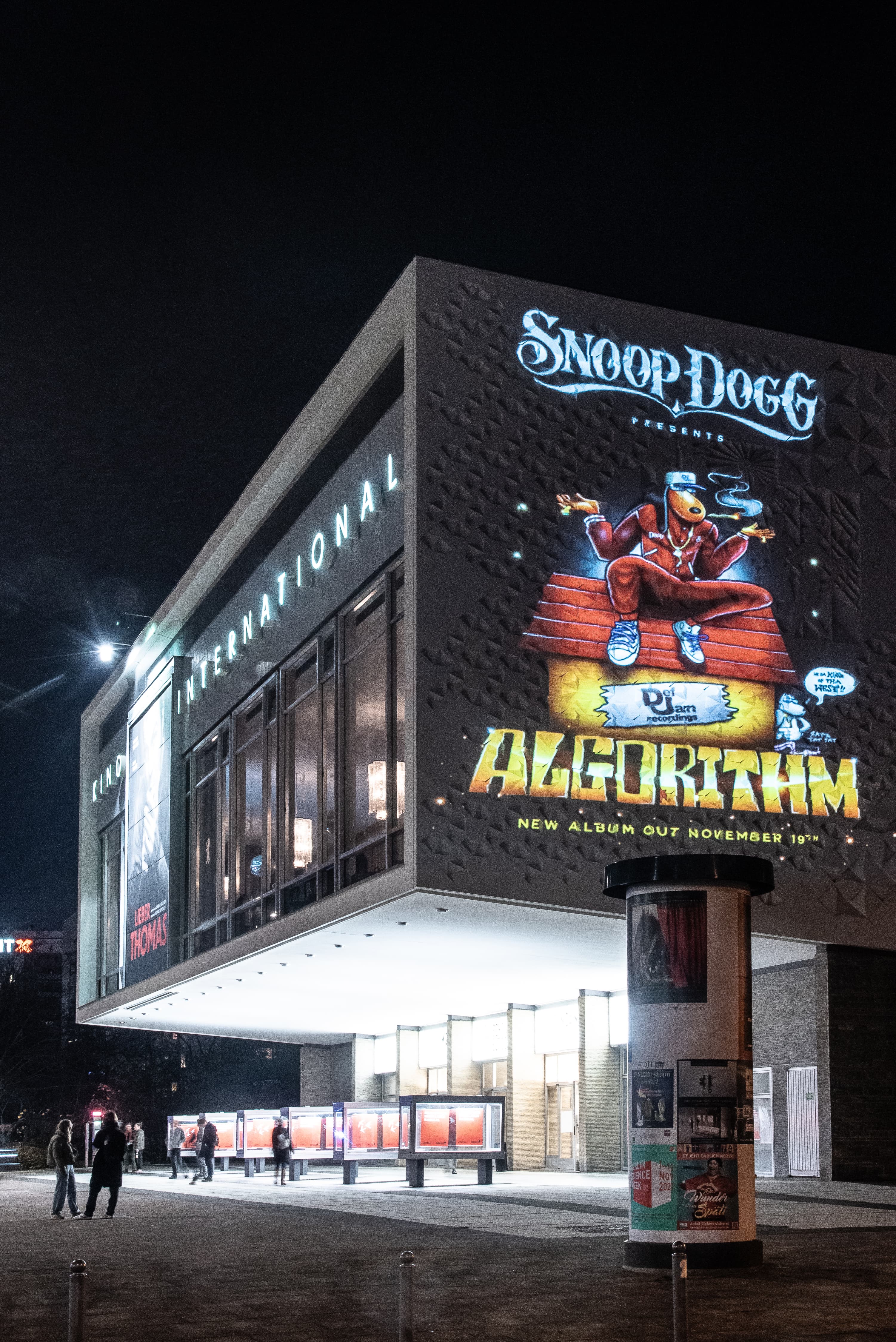 Snoop Dogg Algorithm Projektion Berlin