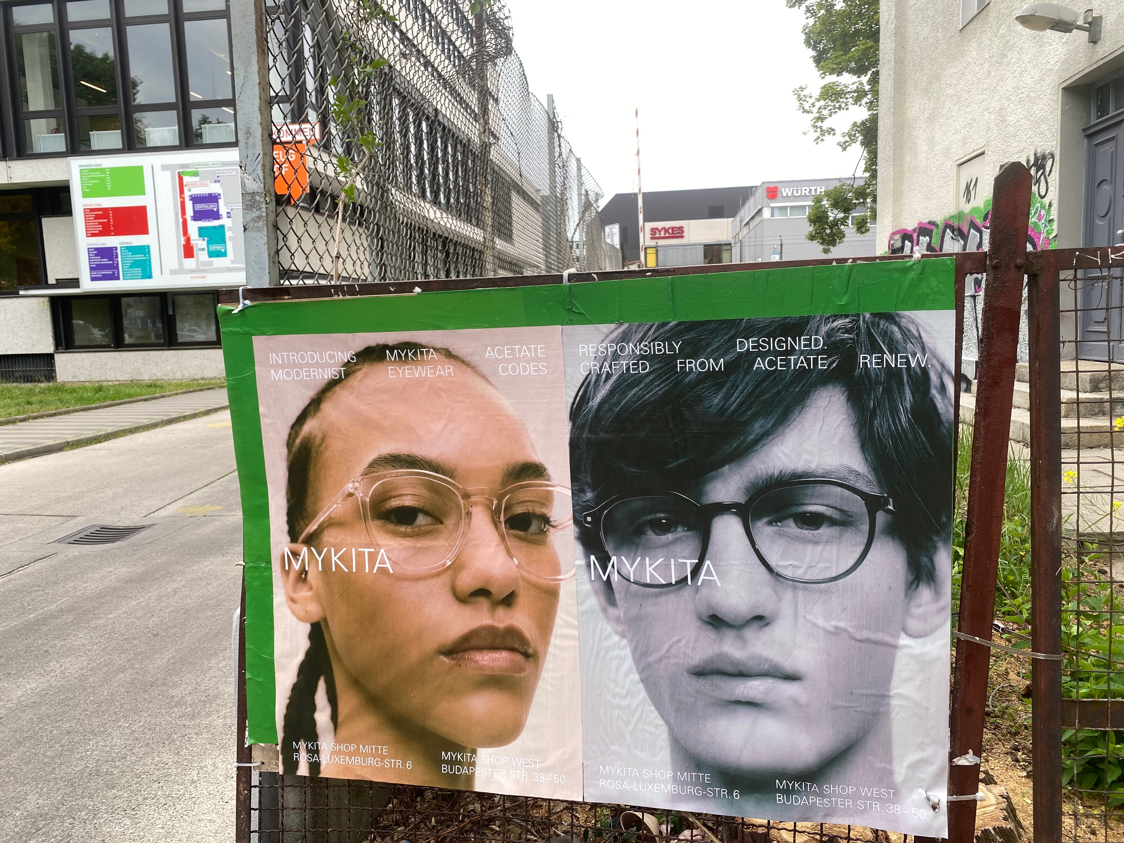 Plakatierung im Stadtgebiet